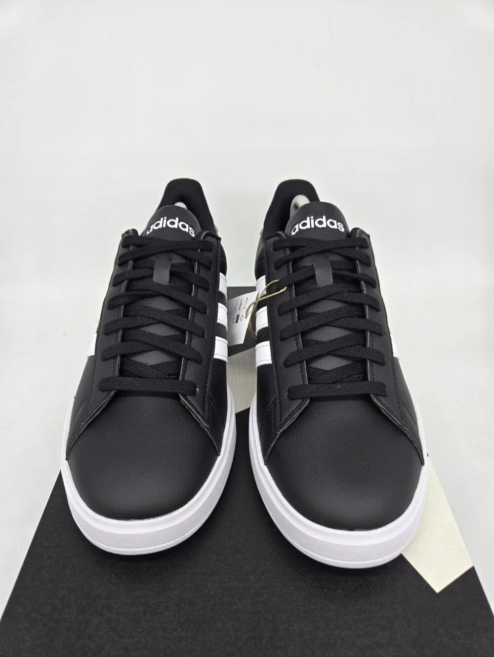Adidas Men's Grand Court 2.0 GW9196 Black White Shoes Size 9 New